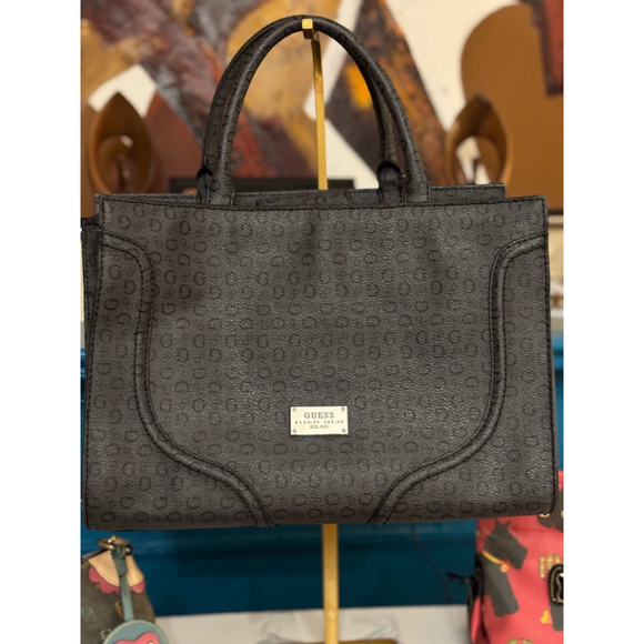 Guess Black Tote Bag Medium - Picture 1 of 9